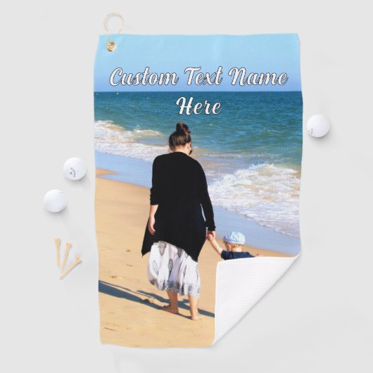 フォトゴルフタオルギフトカスタム文字名 ゴルフタオル (インサイチュ)