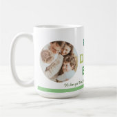 フォトゴル最高のフパパはクール常にモダン父親の日 コーヒーマグカップ (左)