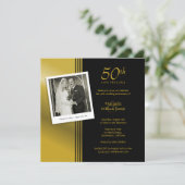 フォトゴールデン結婚50周年記念パーティー 招待状 (スタンド正面)