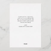 フォトゴールドフォイル(ばちゃばちゃ)跳ねるありがとう 箔シーズンカード (裏面)