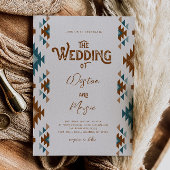 フォトサウスウエスタン結婚式招待状 招待状