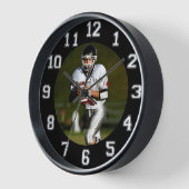 フォトサッカーカスタム選手またはコーチのギフト 壁時計 (傾斜)