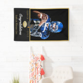 フォトサッカー選手祝賀大学院 横断幕 (インサイチュ)