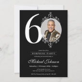 フォトサプライズ60th誕生日パーティー 招待状 (正面)