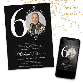 フォトサプライズ60th誕生日パーティー 招待状