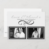 フォトサンキューカスタム写真付きノートはがき ポストカード (正面/裏面)