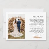 フォトサンキューカードテンプレート。 ノートカード (正面)