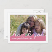 フォトサンキューカード先生はがき ポストカード (正面/裏面)