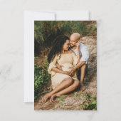 フォトサンシャインレインボーベビーシャワー招待状 招待状 (裏面)