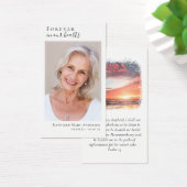 フォトサンセットメモリアル祈りの言葉カード (デスク)