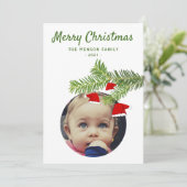 フォトサンタハッモダントパインメリークリスマス シーズンカード (スタンド正面)