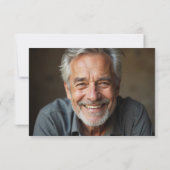 フォトサンフラワークロススクリプト葬儀 サンキューカード (裏面)