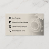 フォトサービスのフェードスタイル 名刺 (裏面)