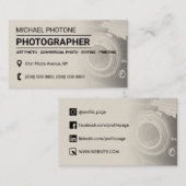 フォトサービスのフェードスタイル 名刺 (正面/裏面)