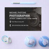 フォトサービスフェーディングスタイルブラック チラシ (シングル)