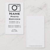 フォトサービス名刺 名刺 (正面/裏面)