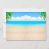 フォトサーフィン誕生日の招待Surfs upパーティー 招待状 (裏面)