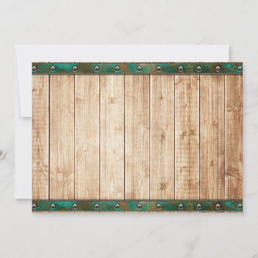 フォトシックモダンウォーターカラーヴィンヤード風景 セーブザデート (裏面)