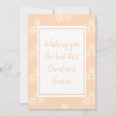 フォトシックモダンメリークリスマスカードの追加 カード (裏面)