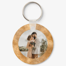 フォトシパーソナライズされたック白金ゴールド結婚ズミニマル