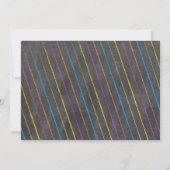 フォトシャルボード不機嫌科学パーティー誕生日 招待状 (裏面)