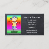 フォトシャルボード先生カスタムイラスト 名刺 (裏面)