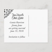 フォトシャルボード日付ポストカードの保存 案内ポストカード (裏面)