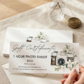 フォトシューティングセッションのバウチャーギフト券