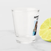 フォトショットグラスの犯罪のパートナーおもしろい ショットグラス (左)