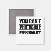 フォトショップのパーソナリティが出来ない マグネット (正面/裏面)