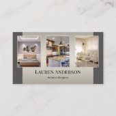 フォトショーケースインテリアデザイナー 名刺 (正面)