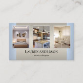 フォトショーケースインテリアデザイナー 名刺 (正面)