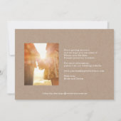 フォトショーケースコラージュ日付カードの保存 サンキューカード (裏面)