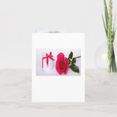 フォトシルバーグリッタードリップスバースデイトサンキュー サンキューカード (裏面)