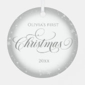 フォトシルバーホワイト メタルオーナメント (裏面)