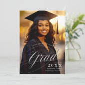 フォトシルバー卒業式&ディナーイベント 招待状 (スタンド正面)