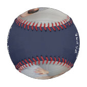 フォトシンプルタイプライタ文字 |父の日 野球ボール (裏面)