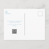 フォトシーカメビーチ結婚式保存日 ポストカード (裏面)