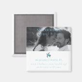 フォトシーカメビーチ結婚式保存日 マグネット (正面/裏面)