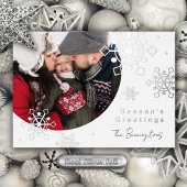 フォトシーズンの雪解け 箔シーズンカード