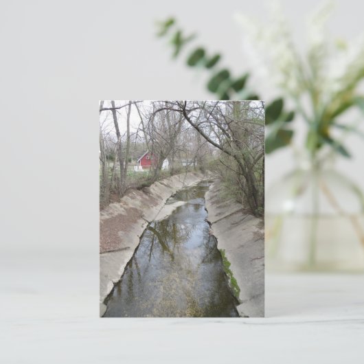 フォトジェニック雨水排水 ポストカード (スタンド正面)