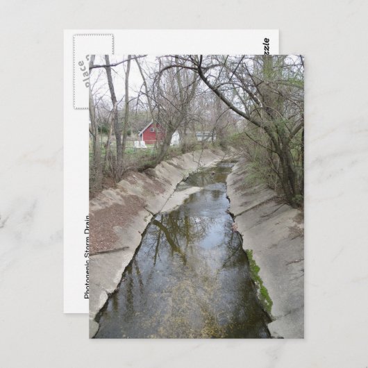 フォトジェニック雨水排水 ポストカード (正面/裏面)