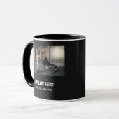 フォトジカスタムムビジネスグレー マグカップ (正面左)