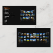 フォトジャーナリストの名刺 名刺 (正面/裏面)