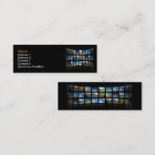 フォトジャーナリスト名刺 スキニー名刺 (正面/裏面)