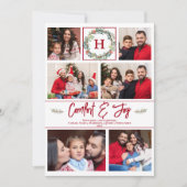 フォトジョイモノグラムクリスマスフローラ 案内状 (正面)