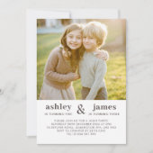 フォトジョイント誕生日招待状 招待状 (正面)