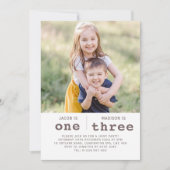 フォトジョイント誕生日招待状 招待状 (正面)