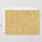 フォトスイート16誕生日-キス金ゴールドブラック 招待状 (裏面)