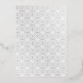 フォトスエレガントクリプト日付の保存 箔シーズンカード (裏面)